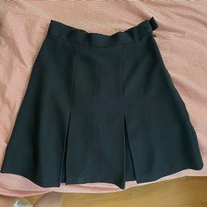 Black schoolgirl mini skirt
